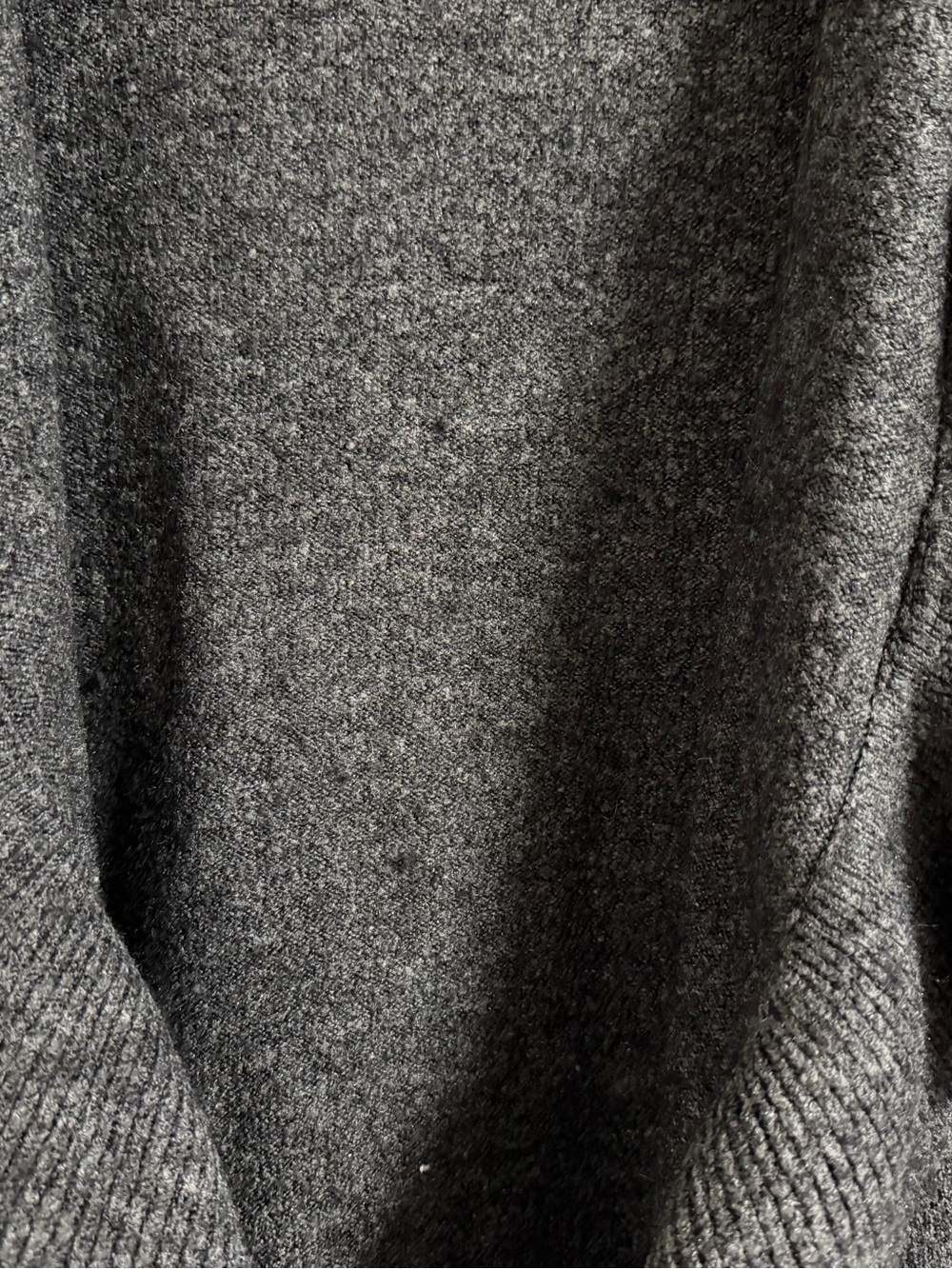 Style & Co Gray Ruffled Open-Front Women’s Sweater Cardigan - Picture 7 of 8